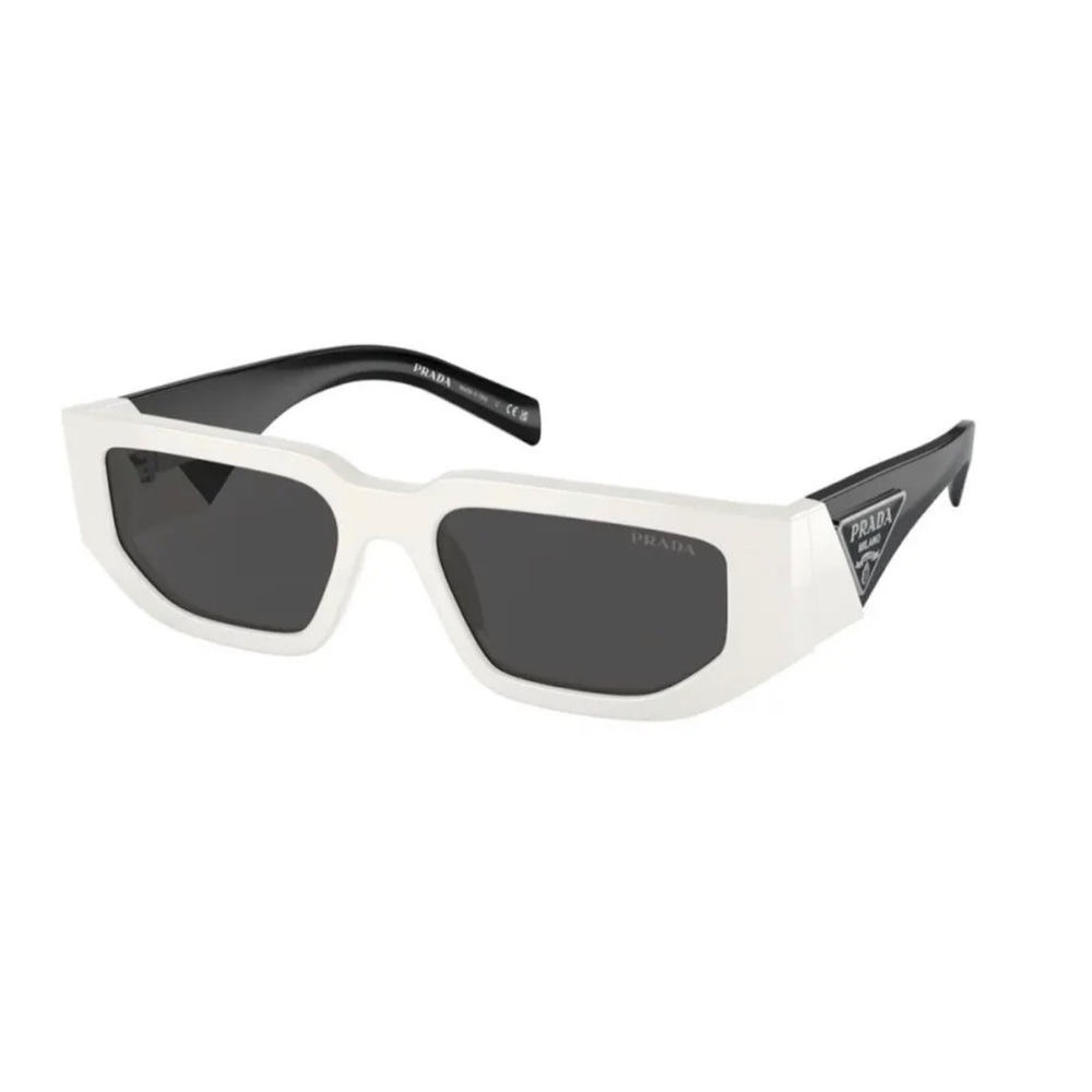 PRADA PR 17 1425S0 TALC-DARK GREY UNISEX SUNGLASSES 54MM AUTHENTIC NEW